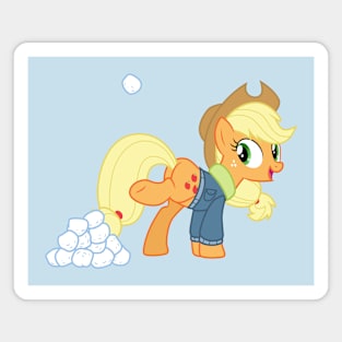 Snowballer Applejack 2 Magnet